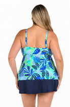 24th & Ocean: Aegean Strappy High Neck Tankini Top