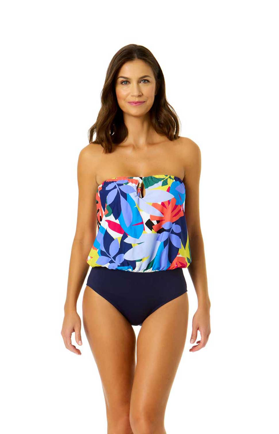 Women's Swim Dress With Skirted Bottom - Anne Cole Plus