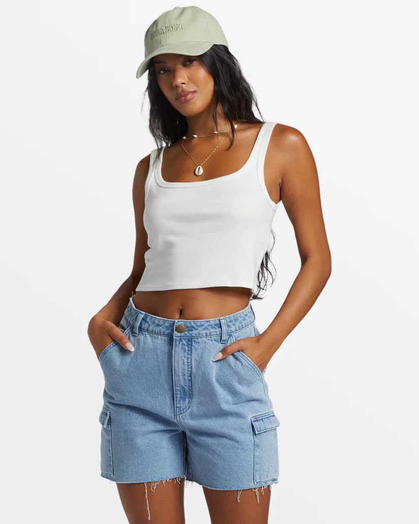 Billabong: Sun Goddess Cropped Tank Knit 