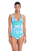 Bleu: Sun Day Fun Day X-Back Tankini Top