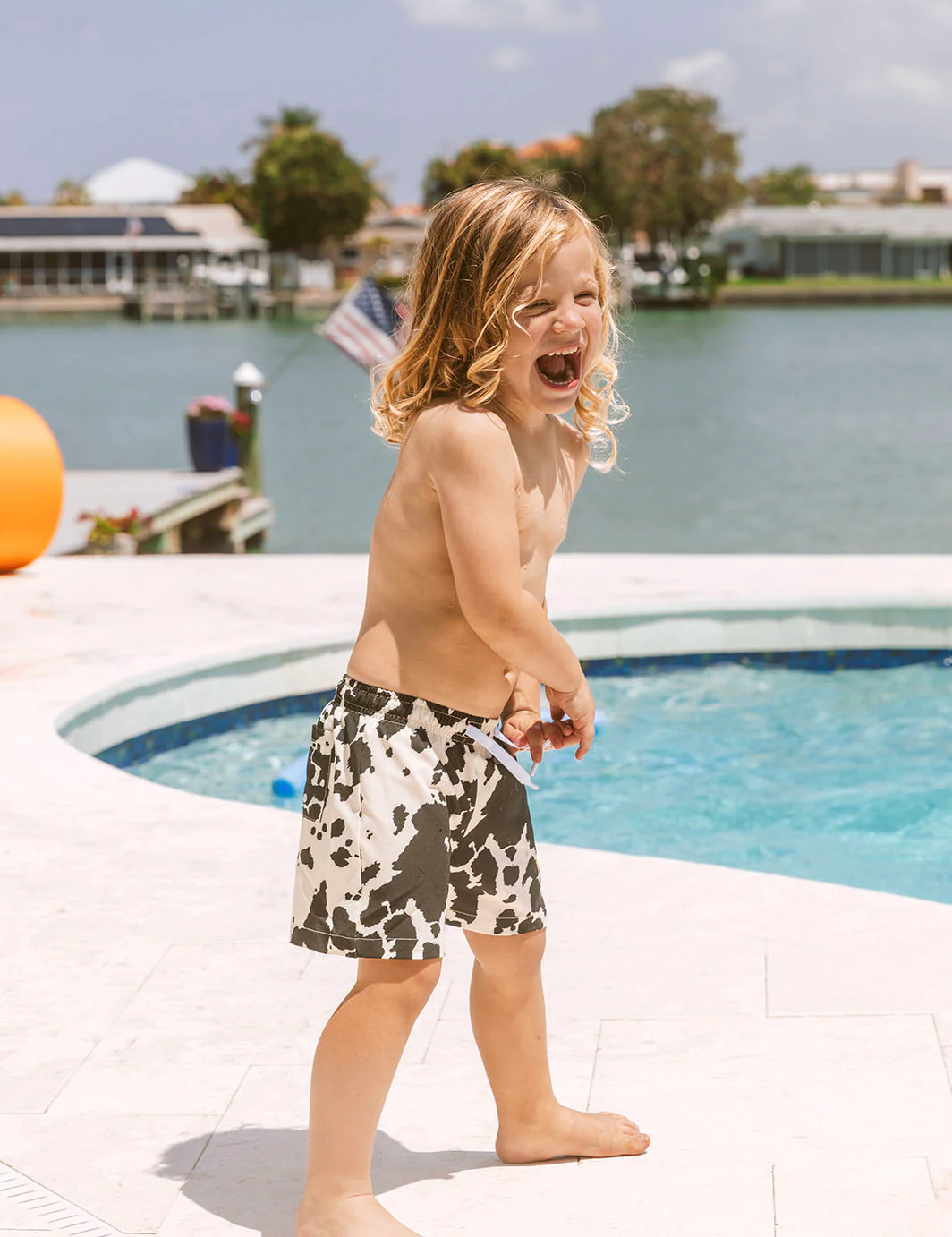 Duvin: Boys Cowkids Swim Short