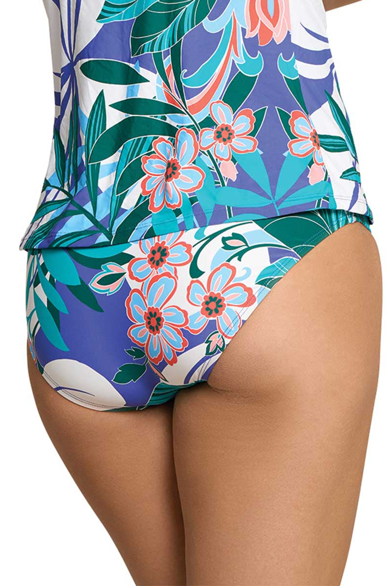 JANTZEN Hawaiian Terrace Judy Hipster Bikini Bottom - Multicolour Tropical