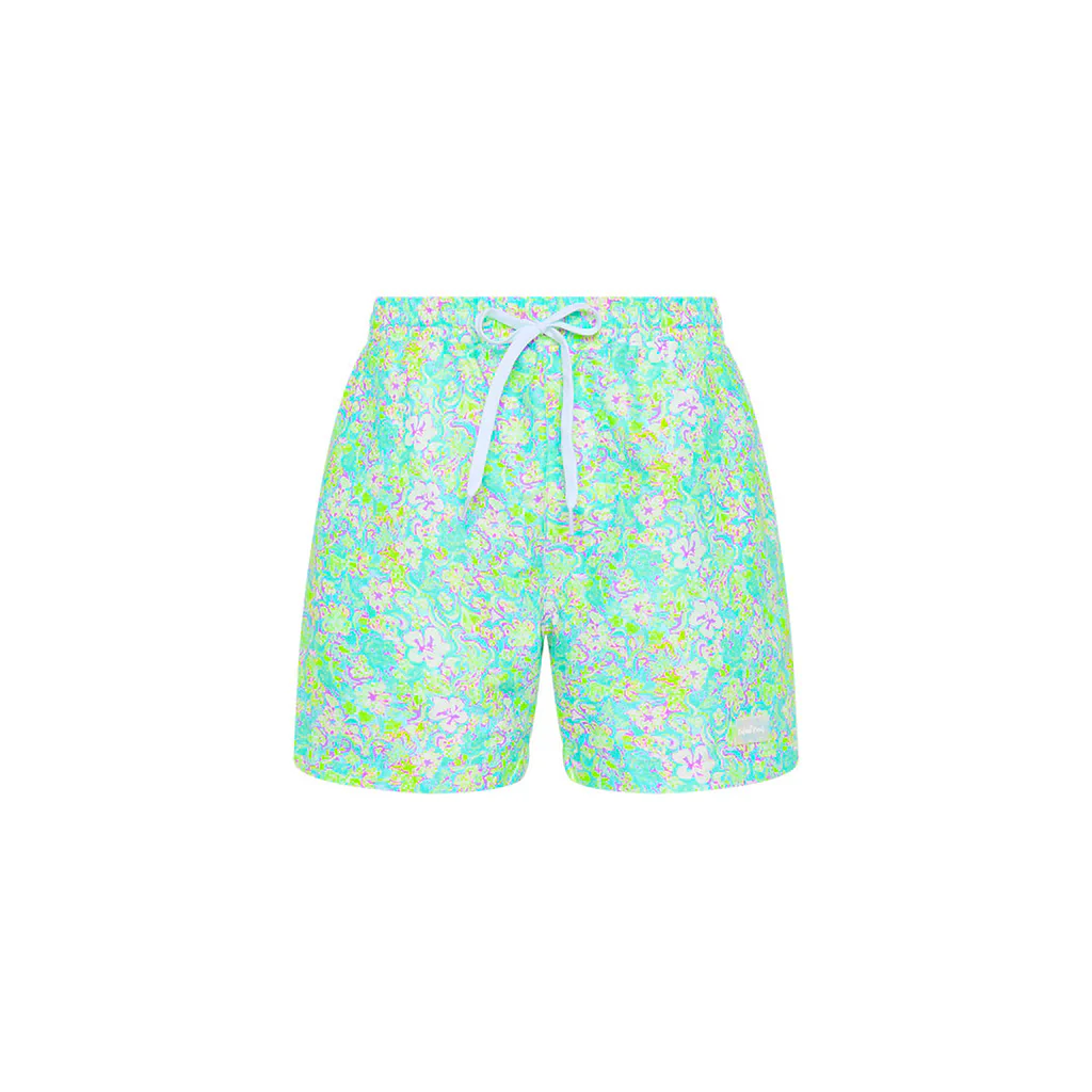 Kulani Kinis: Men's Hibiscus Fizz Swim Trunk