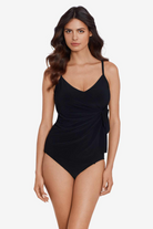 Magicsuit: Solid Carma Tankini Top - BLACK