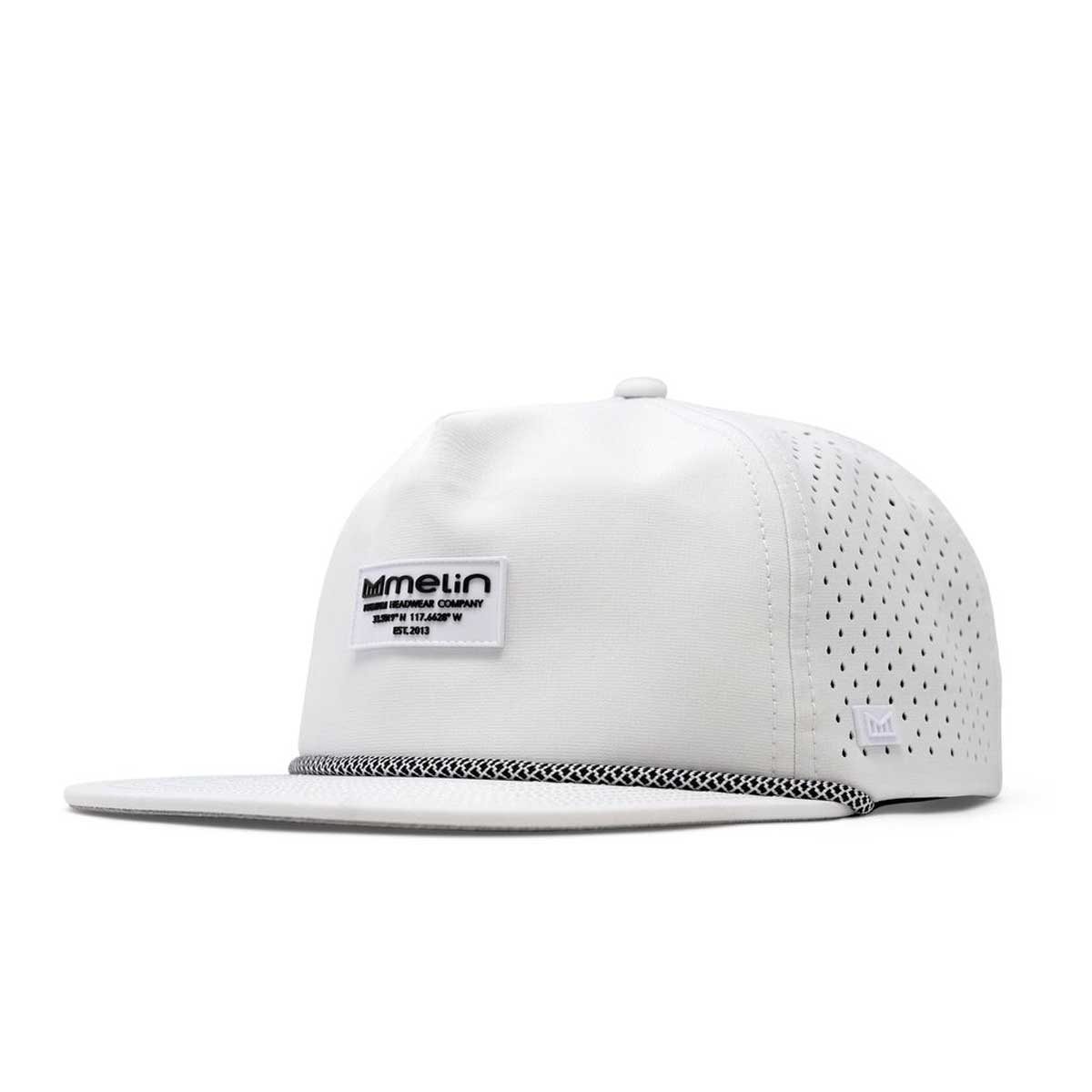 Melin: Coronado Brick Hydro Snapback Hat - WHITE