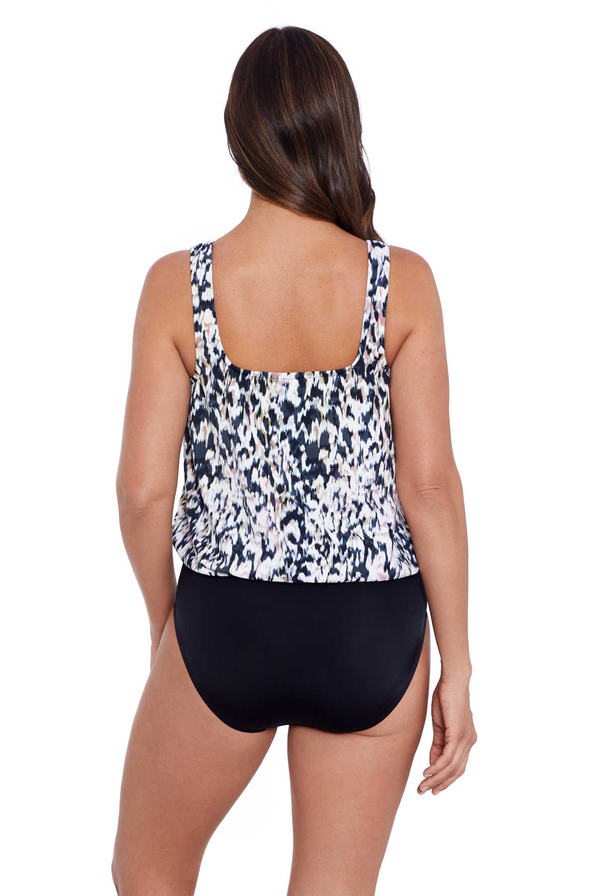 One piece blouson sales swimsuit