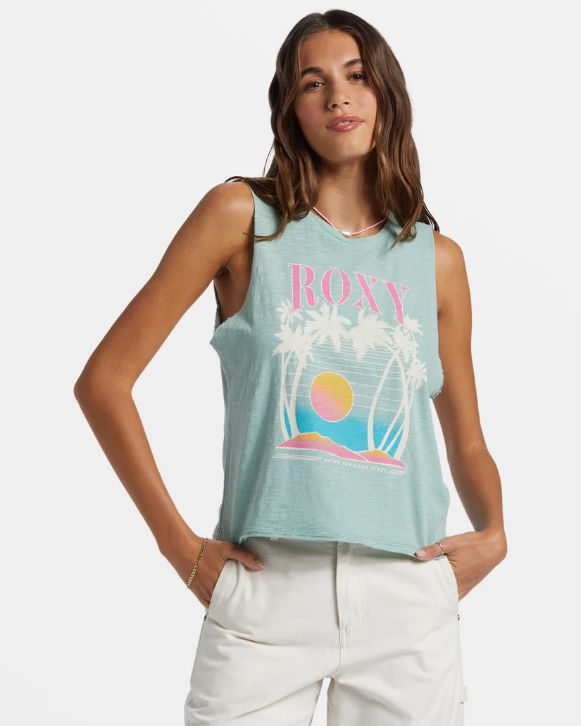 Roxy: Bring Good Vibes Muscle Tank Top