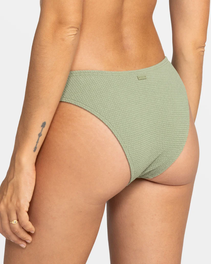 Roxy: Essaouira Moderate High Leg Bikini Bottoms