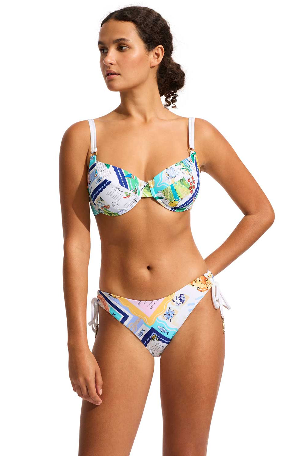 Seafolly Palm Springs Wrap Front F Cup Bikini Top – Esprit De La