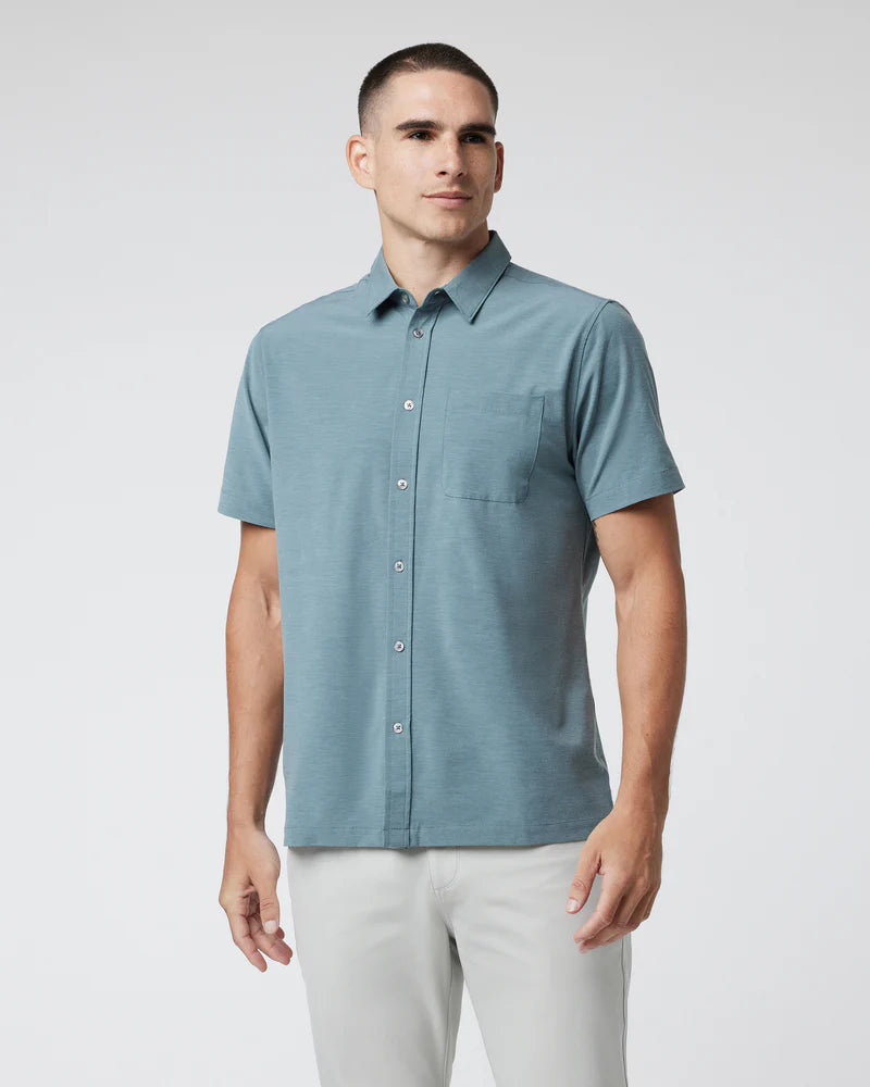 Vuori: Bridge Button Down Short Sleeve Shirt