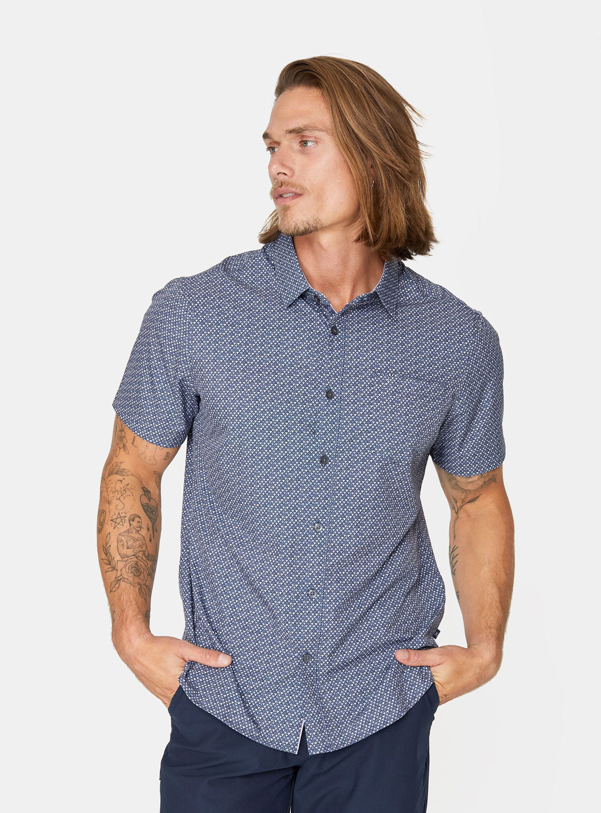 7 Diamonds: Cosmic Empire Short Sleeve Shirt – Swim City