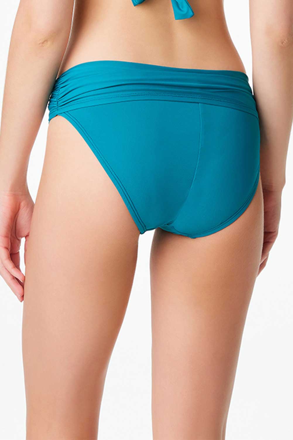 Bleu: Solid Sarong Hipster Bottom - DEEPWTR