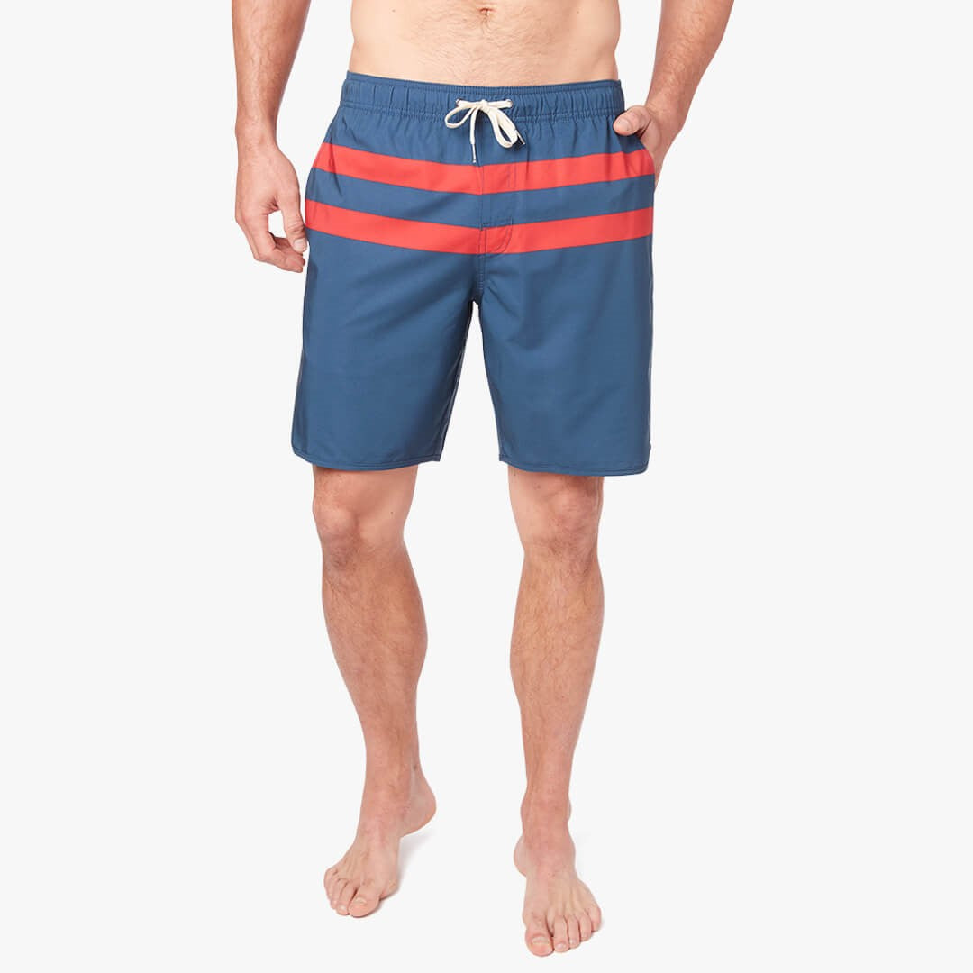 Fair Harbor The Anchor Trunk S / Red Stripe